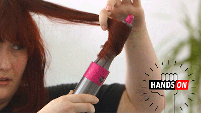The Dyson Airwrap Vacuums Your Hair Into Curls