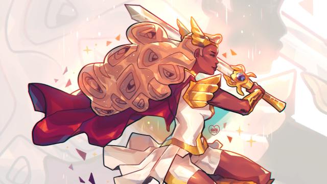 This Artist Turns She-Ra Into A Powerful Heroine Of Colour