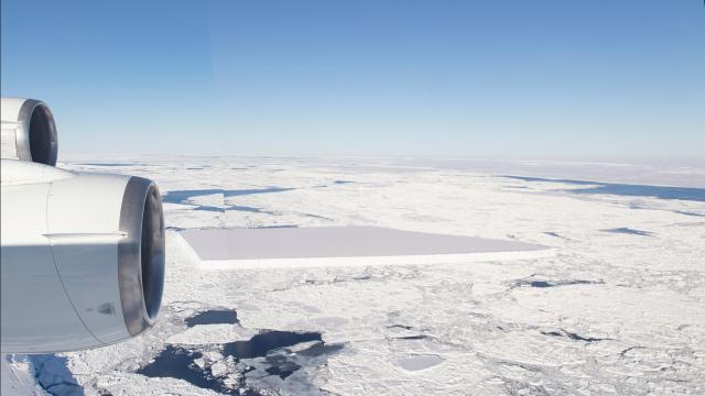 NASA Releases More Pics Of Freaky Rectangular Iceberg