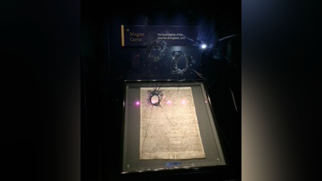 Man Arrested For Attempted Theft Of Magna Carta After Display Smashed With Hammer