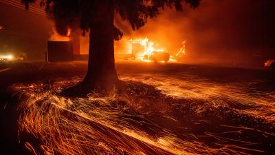 Footage Of Fire Whirls Gives A Terrifying Look At The Infernos Tearing Through California
