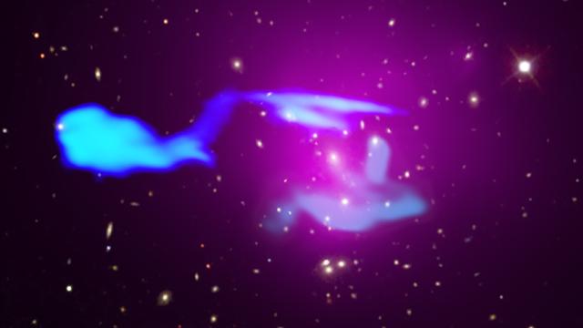 NASA Image Of Merging Galaxy Clusters Looks Suspiciously Like The USS Enterprise