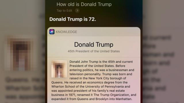 Siri Pulls Up Image Of An Actual Dick When Asked About Trump