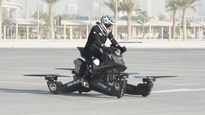 Dubai’s Police Force Are Now Using Hoverbikes That Also Look Like Giant Drones