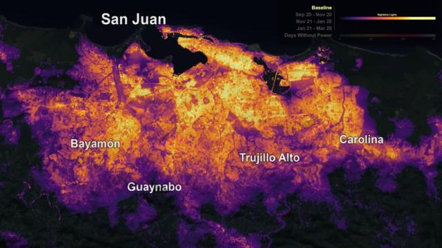 NASA Black Marble Images Reveal How Long It’s Taken Puerto Rico To Recover From Maria