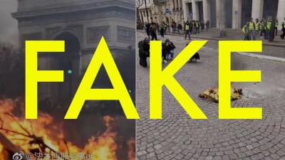 That Photo ‘Debunking’ The Paris Protest Fires Is Actually Bullshit