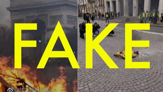 That Photo ‘Debunking’ The Paris Protest Fires Is Actually Bullshit