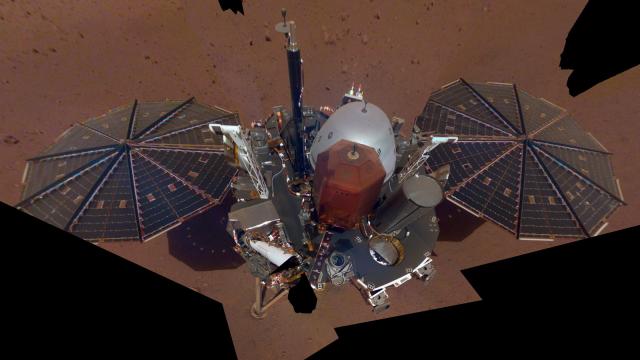 NASA’s InSight Lander Strikes A Confident Pose For Its First Martian Selfie