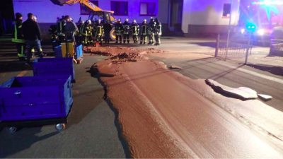 Spill In Germany Creates Chocolate Road Of Your Dreams