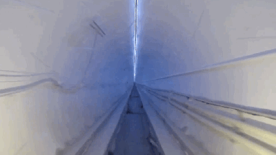 Here’s What Driving Through Elon Musk’s Boring Company Tunnel Looks Like