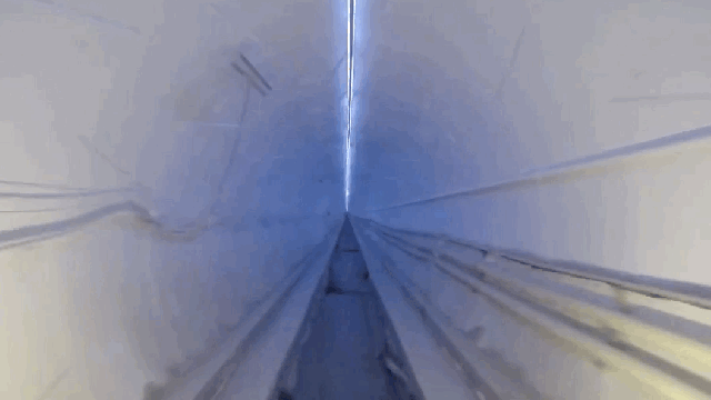 Here’s What Driving Through Elon Musk’s Boring Company Tunnel Looks Like