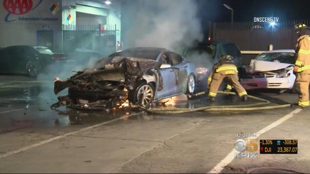 Tesla Model S Catches Fire Twice In One Day
