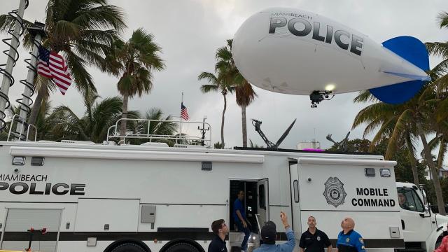 Miami Beach Cops Use Tethered Blimp For Surveillance To Get Around Drone Ban