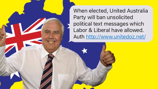 Clive Palmer Sends Unsolicited Texts Promising To Ban Unsolicited Texts