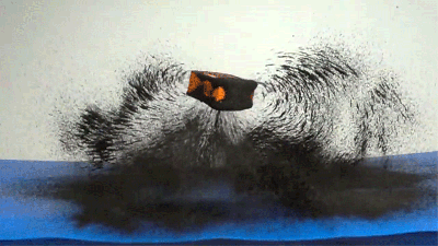 Slo-Mo Footage Of A Magnet On A Trampoline Reveals Its Invisible Forces