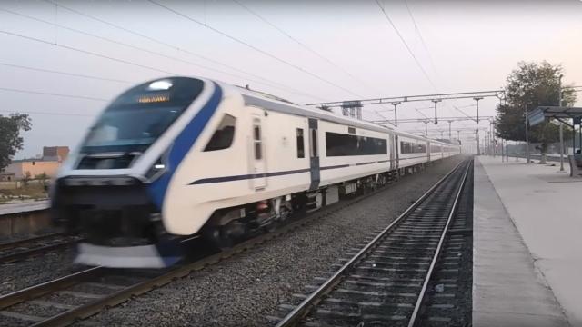 Video Of India’s Fastest Train Zipping By At ‘Lightening Speed’ Actually Just Sped Up