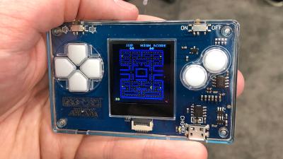 This Tiny Pac-Man Game Is The Size Of A Credit Card