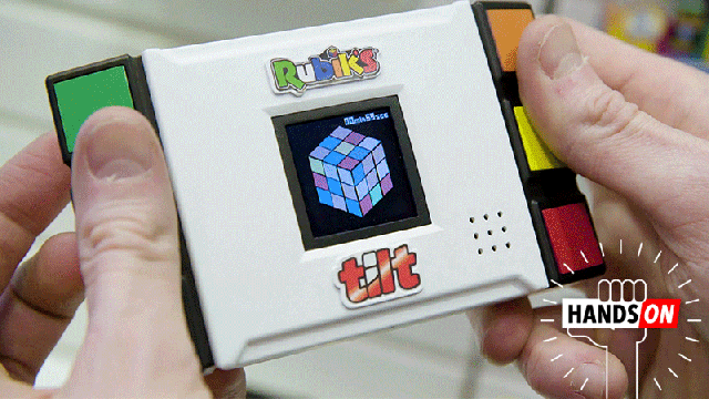I Actually Have A Chance Of Solving This Motion-Sensing Rubik’s Cube Handheld That Gives You Hints
