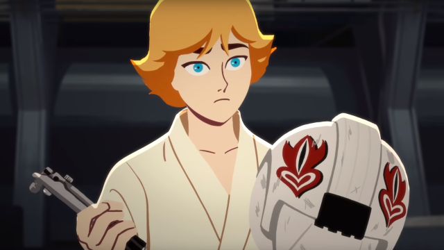 In The Latest Excellent Galaxy Of Adventures Short, Luke Gets Some Good Training In