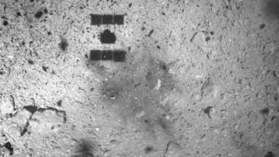 Dramatic Dark Smudge Appears Where Hayabusa2 Landed On Ryugu Asteroid