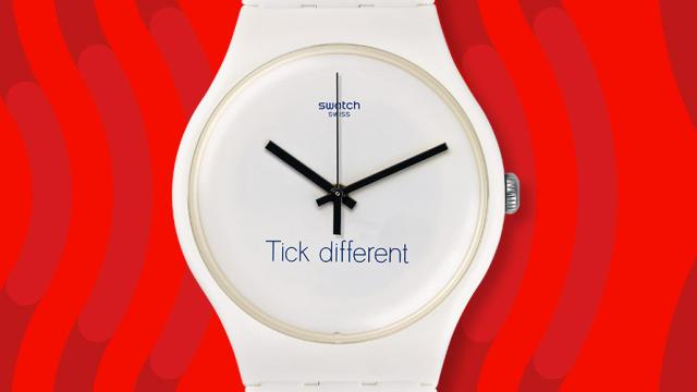 Swatch Wins Rights To Trademark That Definitely Doesn’t Resemble One Of Apple’s Most Famous Slogans