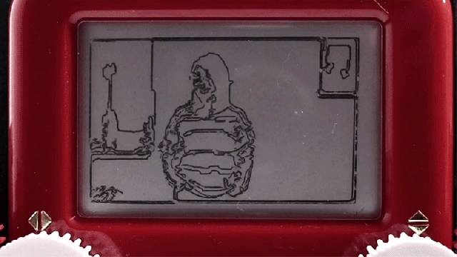 This Digital Camera Draws Every Photo It Snaps On An Etch A Sketch