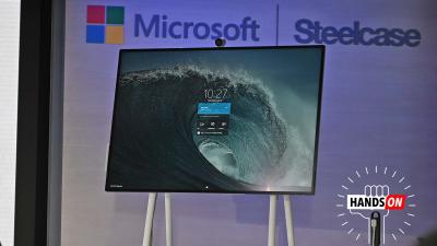 The $9,000 Surface Hub 2S Is A Gigantic Windows Touchscreen With Special Wheels To Scoot Around On