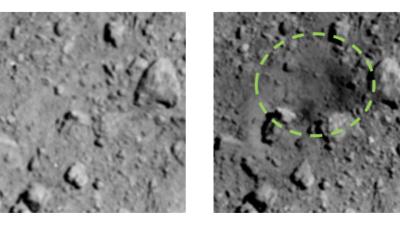 New Photos Show The Surprisingly Big Crater Blasted Into Asteroid Ryugu By Japan’s Hayabusa2 Probe