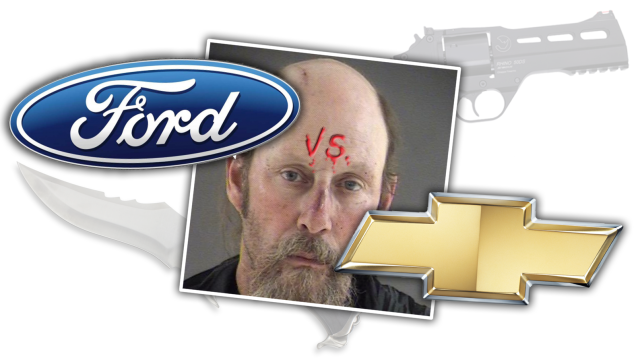 Ford Vs. Chevy Debate Finally Settled With Knives And Guns