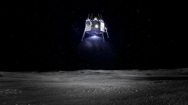 Jeff Bezos Reveals Lunar Lander Designed For ‘Sustained Human Presence On The Moon’
