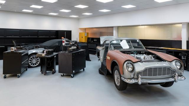 How Movie Magic Made The Aston Martin Goldfinger DB5 Continuation’s Bond Gadgets A Reality