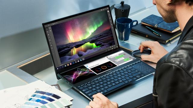 Asus’ Wildly Ambitious ZenBook Pro Duo Is The Most Dual-Screen Laptop Yet
