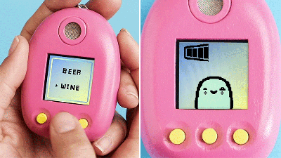 A Built-in Breathalyzer Lets This Grown Up Tamagotchi Toy Join You For A Night Of Drinking