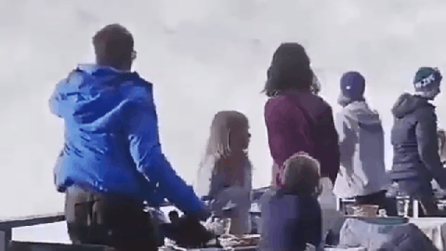 That Viral Video Of A Family Fleeing An Avalanche Is Totally Fake