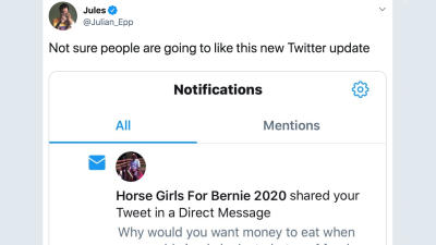 Is Twitter Notifying Users When Their Tweets Are Shared In DMs? No. What? Of Course Not.