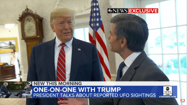 Trump Says He Doesn’t ‘Particularly’ Believe In UFOs And Come On, Would He Lie About Something?