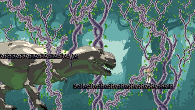 The Jurassic Park Theme Performed By The Vitamin String Quartet, Set Against A 16-Bit Video Game, Is Everything