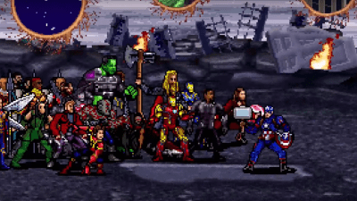 Avengers: Endgame’s Final Battle Gets A Glorious 16-Bit Recreation