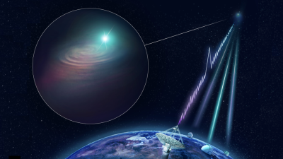 Mysterious Cosmic Radio Burst Detected In A Completely Unexpected Region Of Space