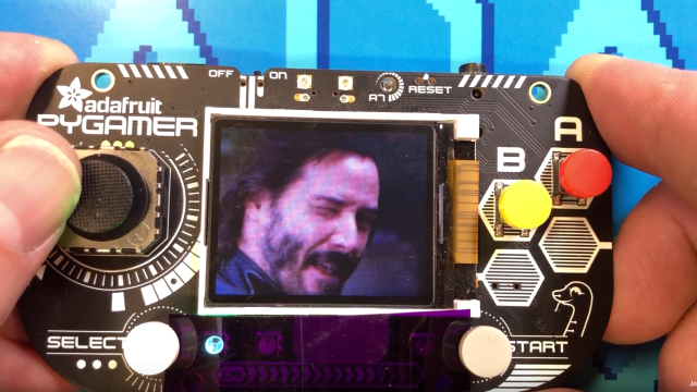 Someone Made A Portable Keanu Gif Player And I Need It Now
