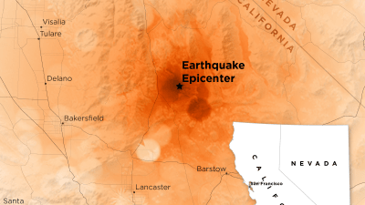 That Big California Earthquake Left A Scar That’s Visible From Space