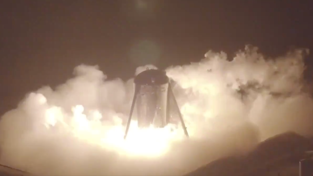 SpaceX’s Starhopper Makes Its First Free-Flying Leap