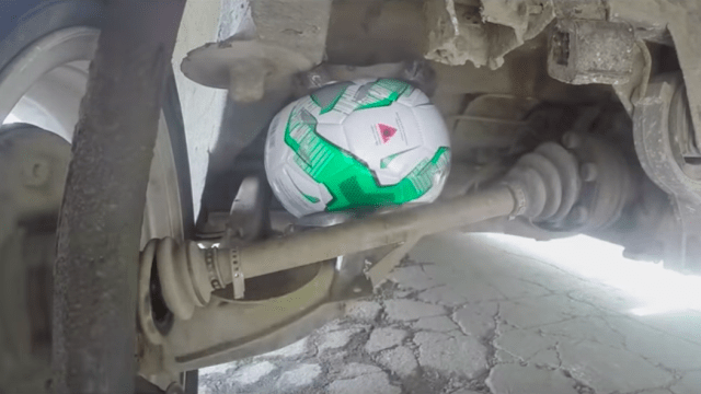 Yes, You Can Use A Soccer Ball As An Air Suspension But It’s A Dumb Idea