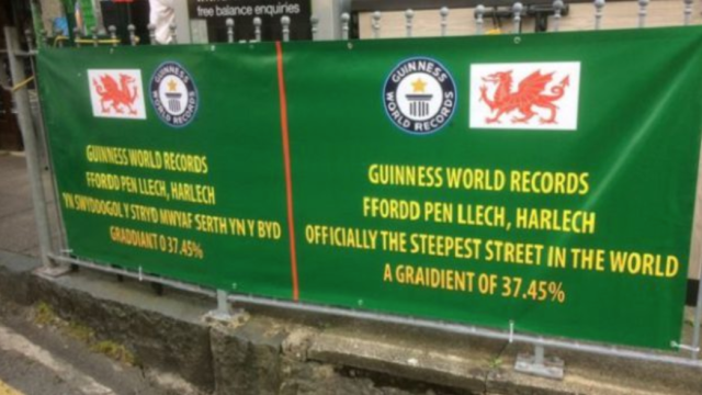 Guinness World Records Names Welsh Street as the Steepest in the World