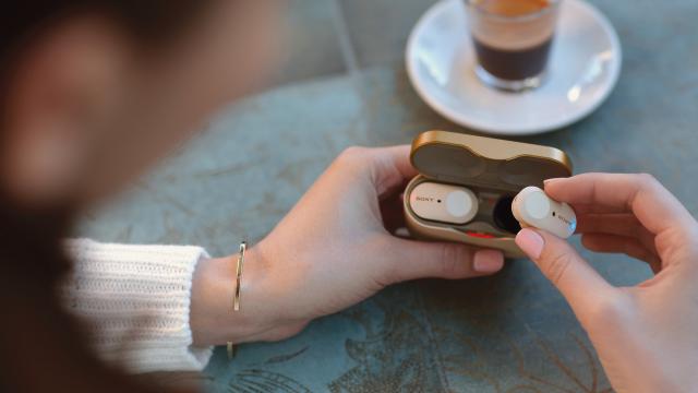 Sony Unveils Sexy Wireless Noise Cancelling Earbuds