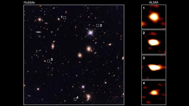 Astronomers Uncover Ancient Treasure Trove Of Massive Galaxies