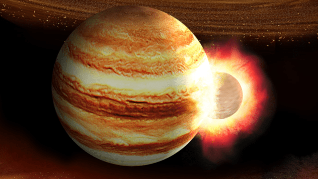 A Baby Planet Might Have Smashed Right Into Young Jupiter