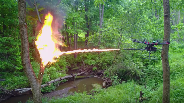 Warning: Don’t You Dare Put A Flamethrower On Your Drone