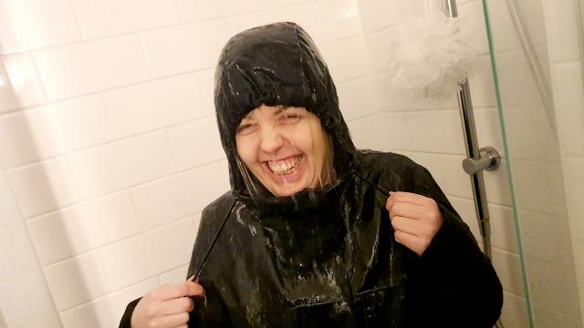 I Tested This Waterproof Jacket In The Shower