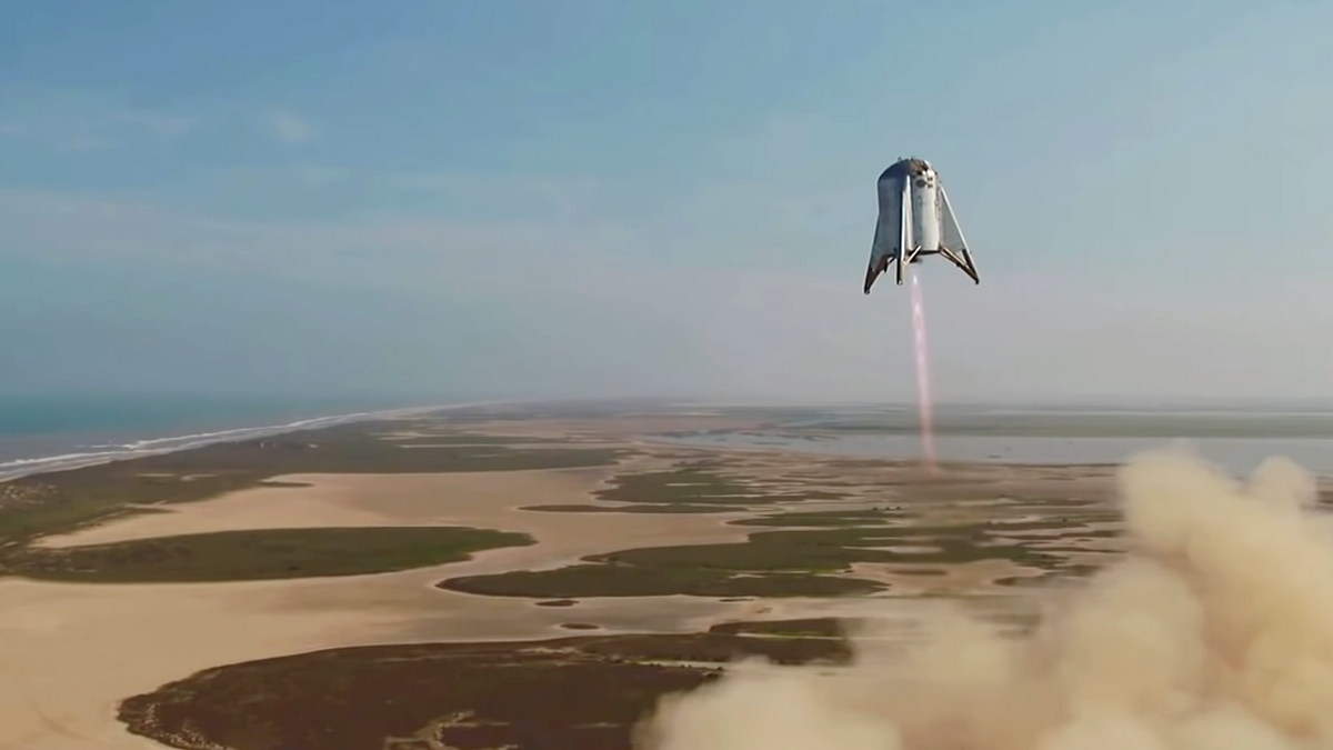 SpaceX Starhopper launch